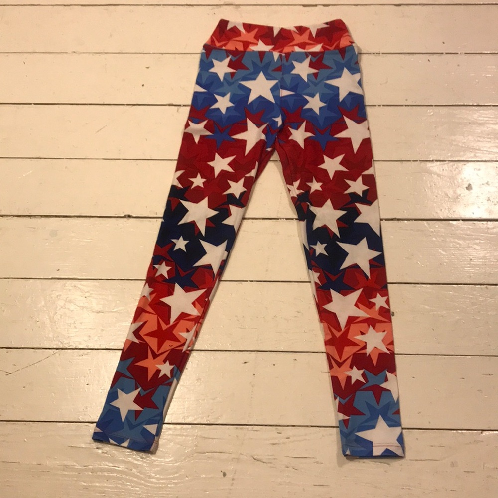 LulaRoe Tween Americana Leggings
